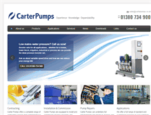 Tablet Screenshot of carterpumps.co.uk